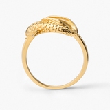 Pierścionek srebrny KOI