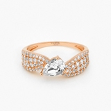 Pierścionek złoty Balerina