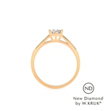 Pierścionek zaręczynowy złoty Doskonały