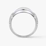 Pierścionek srebrny z cyrkoniami