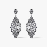 Kolczyki srebrne Royal Star