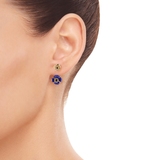 Kolczyki złote Kwiaty Nocy