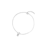 Bransoleta srebrna na nogę