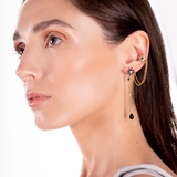 Kolczyki srebrne Alchemia