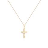 Wisiorek złoty krzyżyk