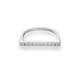 Pierścionek srebrny z cyrkoniami