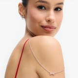 Kolczyki srebrne Balerina