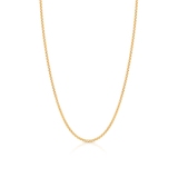 Łańcuszek srebrny pozłacany żmijka