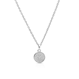 Wisiorek srebrny z cyrkoniami