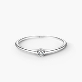 Pierścionek zaręczynowy złoty Jedyny