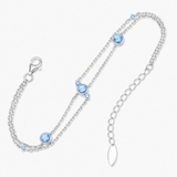 Bransoleta srebrna Balerina