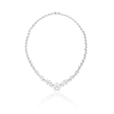 Naszyjnik mosiężny z cyrkoniami