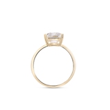 Pierścionek złoty z cyrkonią