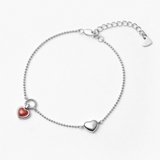 Bransoleta srebrna Czułość