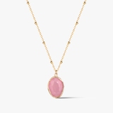 Naszyjnik złoty z chalcedonem Saint Tropez