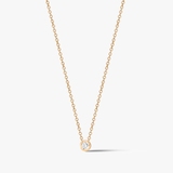 Naszyjnik złoty z cyrkonią