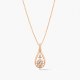 Wisiorek złoty Follow