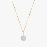 Wisiorek złoty z cyrkoniami