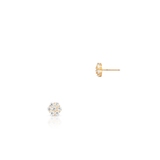 Kolczyki złote z cyrkoniami