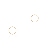 Kolczyki złote koła