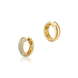 Kolczyki srebrne z cyrkoniami Emblems