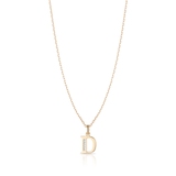 Wisiorek złoty literka D