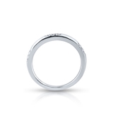 Pierścionek złoty z brylantami