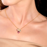 Wisiorek złoty Kwiaty Nocy