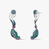 Kolczyki srebrne Preludium Paradise Birds