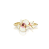 Pierścionek złoty Kwiaty Nocy