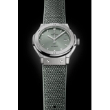 ZEGAREK HUBLOT CLASSIC FUSION TITANIUM SAGE GREEN