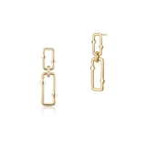 Kolczyki srebrne Loop Longplay