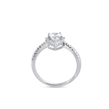 Pierścionek srebrny z cyrkoniami