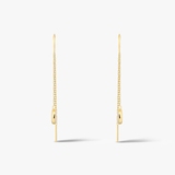 Kolczyki srebrne pozłacane