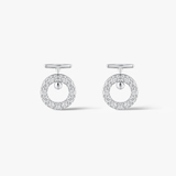 Kolczyki srebrne z cyrkoniami