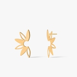 Kolczyki srebrne pozłacane