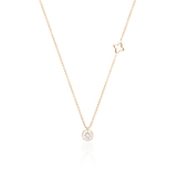 Naszyjnik złoty z brylantem RECARLO