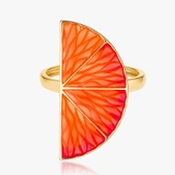 Pierścionek srebrny Kwiaty Nocy Cytrusy