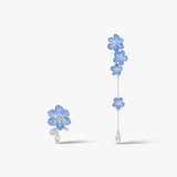 Kolczyki srebrne Kwiaty Nocy