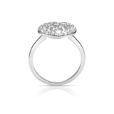 Pierścionek srebrny z cyrkoniami Emblems