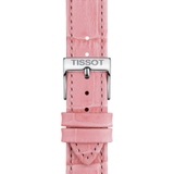 Skórzany różowy pasek Tissot 16 mm