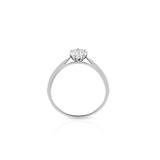 Pierścionek zaręczynowy złoty Romantyczny