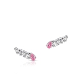 Kolczyki srebrne z cyrkoniami Ceremonials