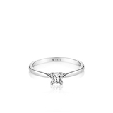 Pierścionek zaręczynowy białe złoto Niezwykły