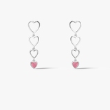 Kolczyki srebrne Czułość