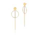 Kolczyki złote Koła W.KRUK