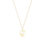 Wisiorek złoty literka R