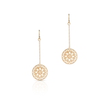 Kolczyki złote arabeska