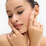 Pierścionek złoty z diamentami Galaktyka