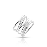 Pierścionek srebrny ażurowy